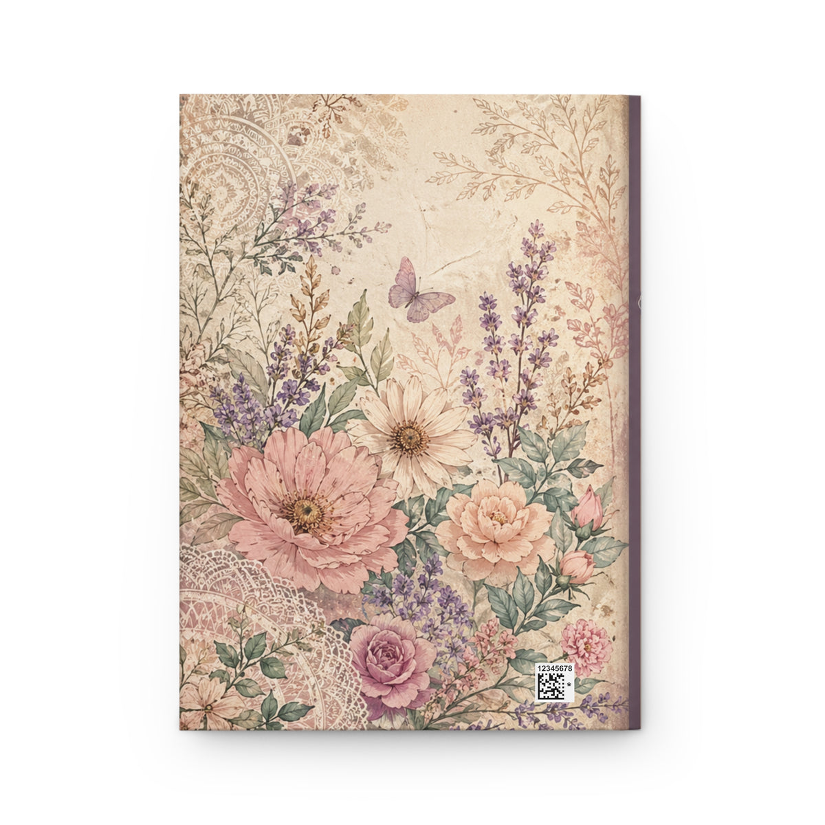 Daily Declarations Floral Hardcover Journal — Inspirational Gratitude Notebook