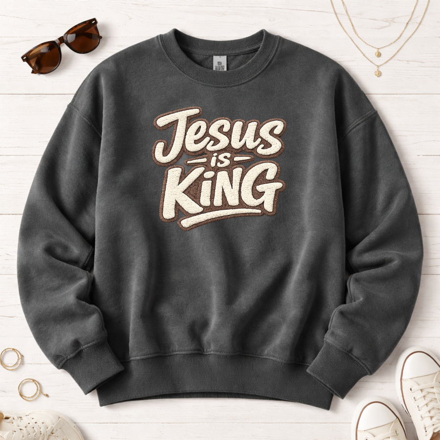 Jesus is King Crewneck Sweatshirt