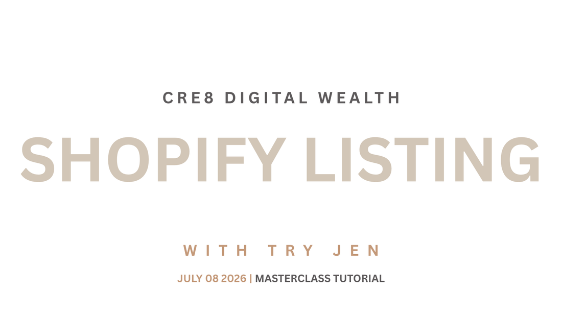 Shopify Listing with Try Jen