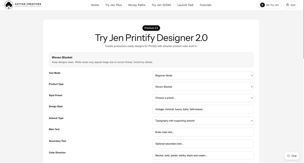 Printify Designer